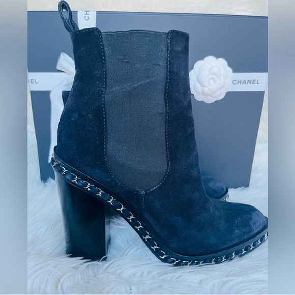Chanel Suede Boots - Picture 5 of 9